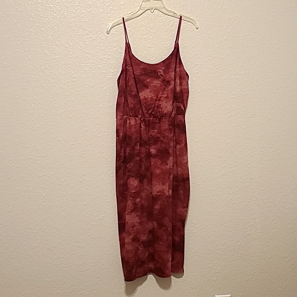 Burgundy Old Navy Maxi Dress